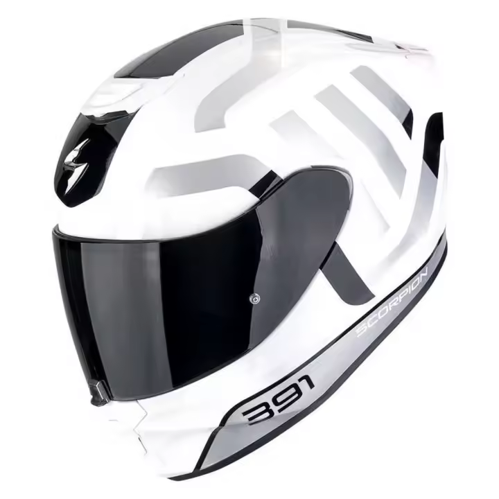 Scorpion Casco Integral Exo-391 Arok Blanco Adulto - 1