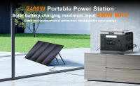 SolarPlay Q2501 2400W/2160WH estación de energía portátil, batería LiFePO4 , 12 puertos de salida, carga completa en 1.5 horas, 4 métodos de carga, 2xAC, 2xDC, 1xXT60, 1xCar Ignition, 6xUSB - details 7