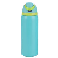 Termo Doble Capa De Acero Inoxidable 24/32oz Con Manija Termo Aislado Espacial Kettle Taza Deportiva Botella De Agua Tumbler - details 48