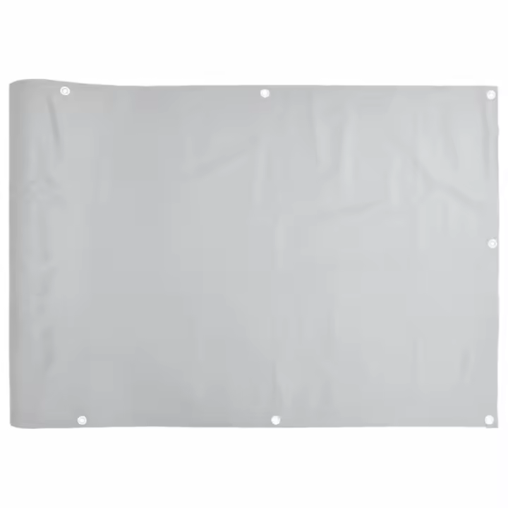 Toldo para Balcón trinquete sintético gris antracita 400x100 cm - 1