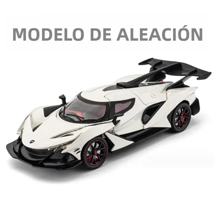 Coche De Deportes De Acción 1:24 Apollo IE Intensa Emozione Con Sonido Y Luz Modelo De Metal Para Juguete Y Regalo Para Niños - 1