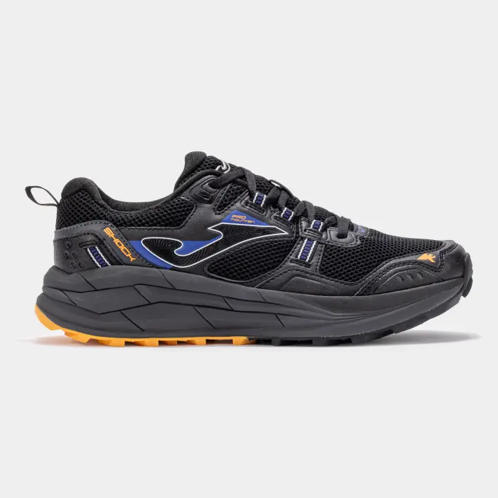 Zapatilla Trekking Hombre Joma Shock 2501 Negro Amarillo Confortable - 1