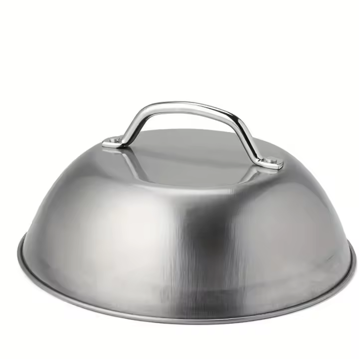 Cubierta De Limpia Horno De Acero Inoxidable De 9 Pulgadas Herramientas De Barbacoa Perfectas Para Camping Al Aire Libre Y Picnics Ideal Para Regreso a La Escuela - 1