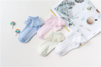 10 Pares De Calcetines De Encaje Con Volante Para Niñas Calcetines De Malla Transpirables Para Niños Calcetines De Algodón Princesa Para Niñas - details 1