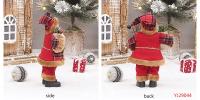 Muñeco De Navidad Santa Claus Colgante De Peluche Esquiando En Una Lancha Colgante Para Árbol De Navidad Decoración De Fiesta - details 9