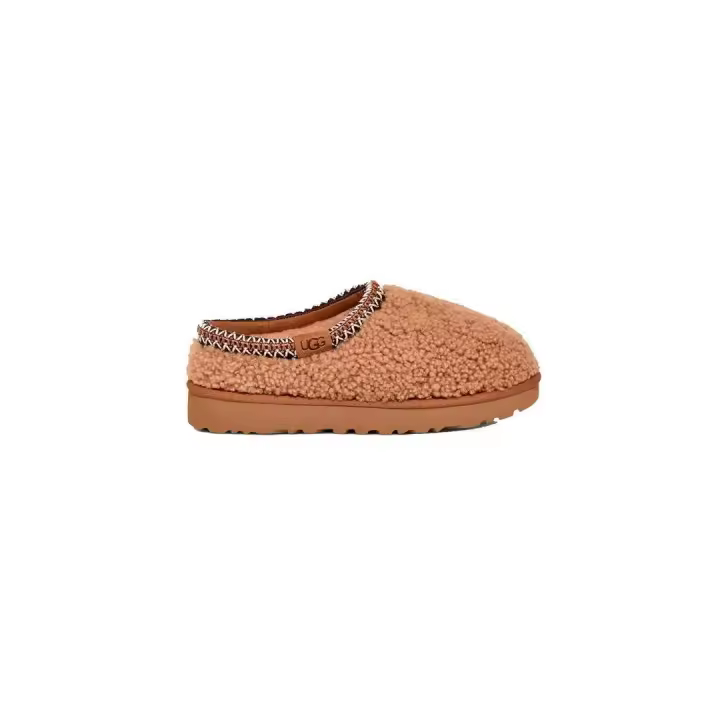 Zuecos Mujer Ugg Tasman Maxi Curly Chestnut Marron - 1