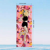 Toalla De Baño De Secado Rápido Diseño De Cheetah Absorbente De Arena Microfibra Ligera Para Natación Camping Yoga Playa - details 3