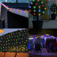 Luces De Flores Solares Para Jardín Fiesta De Boda Decoración De Patio Luces De Morera En Forma De Cerezo Multicolor Y Blanco Cálido Para Exterior - details 8