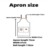 Aguasaloza Chaleco De Hombro Para Hombres Y Mujeres Apron De Cocina Para Salon De Belleza Barbacoa Limpieza Delantal De Algodón Sin Mangas Estilo Sencillo - details 0
