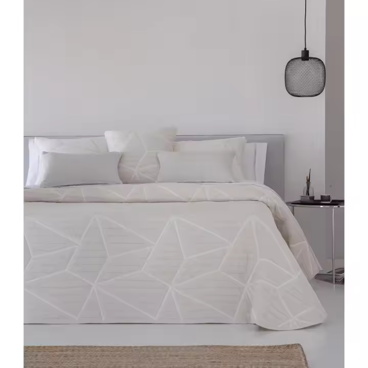 JVR - COLCHA TIPO 10 modelo LINE - Tejido Jacquard Pique - Fabricado en España - Cama 90/105/135/150/160/180 - 1