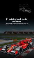 Kit De Modelos De Coches De Carreras F1 Con Bloques Técnicos MOC Supercar Para Niños Juguetes De Construcción De 1200 Piezas Regalo Para Niños Y Adolescentes - details 0