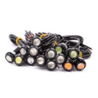 4PCS Lámparas LED De Ojo De Águila Para Motocicleta 18MM Luz De Conducción Super Brillante DRL Luz De Fondo Para El Día Lámpara Antiniebla Señal De Parada Retroiluminación - details 8
