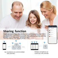 Interruptor Inteligente WiFi Tuya 16A 2 Maneras De Control Mini Interruptor Inteligente Compatible Con Alexa Y Google Home - details 1