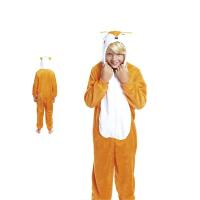 Pijama Unisex de Felpa para Adultos Y Niños, Disfraz de Zorro de una Pieza - details 3