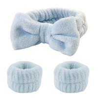 3Pcs Alfombrilla De Cabello Y Muñeca Para Baño Microfibra Toalla De Maquillaje Absorbente Scrunchies Bandas De Cabello Y Muñeca Para Spa - details 4