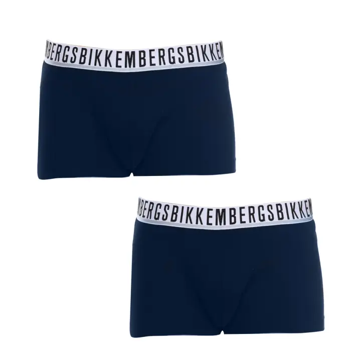 Bikkembergs-Pack-2 Boxer Essential Frontal Anatómica BKK1UTR01BI para Hombre - 1