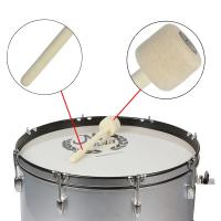Mallet De Batería De Madera Con Cabeza De Lana Para Baterías Militares Palos De Batería De Madera Para Batería De Snare - details 3