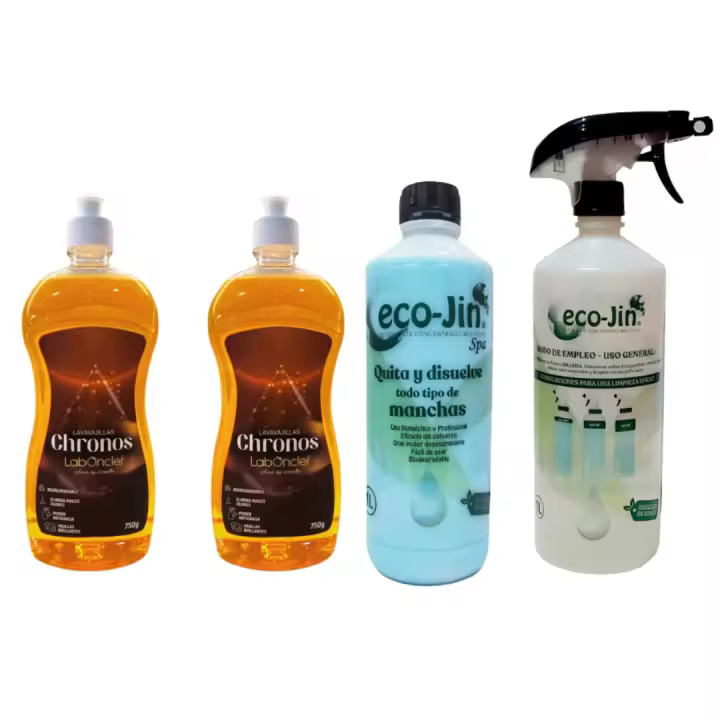 Laboncler  Lote  Ahorra  ECOJIN 1 Litro Difusor + 2 Lavavajillas Chronos eco jin .. - 1