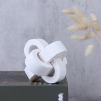Decoración Bohemia De Madera Trenzada De 3 Enlaces 11/17cm Nó De Cuerda Decorativa Moderna Rústica Para Mesa De Café Y Hogar - details 8