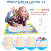 Coolplay Alfombra De Dibujo Con Tema Animal Arcoíris Y 2 Bolígrafos Matriz De Agua Regalo De Navidad Para Niños Libro De Colores - details 7