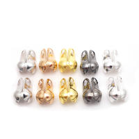 200pcs Encapsuladores De Cadena De Bolas De Plata Y Oro Pintados 1.5mm 2mm 2.4mm 3.2mm Para Joyería Enlaces Y Cierre De Encuentros - details 0