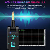 Sistema de guitarra inalámbrico de 2,4G, transmisor y receptor para guitarra eléctrica, bajo, transmisión en tiempo Real de 48K/16 bits - details 13