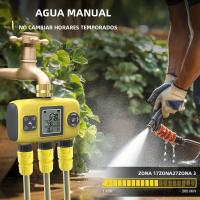 Sistema De Riego Inteligente Con 1/2/3 Salidas Timer Automático Para Jardín Exterior Programador De Riega Faucet Y Mangueira - details 23