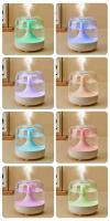 Humidificador Portátil Ultrasonido Con Luz Nocturna Colorida Y Aromaterapia Capacidad Menor a 1L Para Dormitorio Y Hogar - details 7
