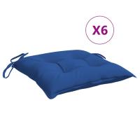 vidaXL Cojines para silla 6 uds tela Oxford 40x40x7 cm Color Antracita,  Gris,  Crema y mas Cojín Decorativo de Asiento Cojines de muebles de salon - details 1