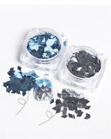 Parches De Uñas Con Patrón De Diamantes Bloque Material Plástico Decoraciones Para Enhanceamiento De Uñas Y Sequinias - details 13