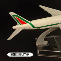 Replica De Avión De Metal Escala 1:400 ALITALIA Boeing Airbus Modelo Para Jóvenes Adultos Juguetes Miniatura De Avión - details 5
