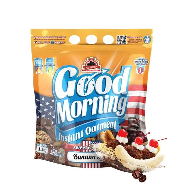 GOOD MORNING Instant Oatmeal 1,5kg Max Protein - 1