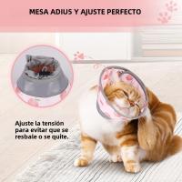 Collar De Recuperación Para Gatos Suave Y Ajustable Cola De Pato Ligera Y Cómoda Para Cirugía Adaptado Para Perros Y Gatos - details 4