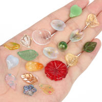 Lámpara De Trabajo De Vidrio Con Forma De Hojas Y Flores Múltiples Colores 26g Para La Creación De Joyas DIY Accesorios De Pulseras - details 1