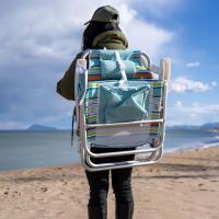 Silla de Playa Ajustable de Aluminio – 5 Posiciones, Plegable, Respaldo Reclinable, con Bolsillos y Reposacabezas - details 0