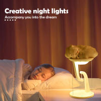 Lámpara De Escritorio LED Con Diseño Flotante Y Carga Inalámbrica 10W Control Táctil Iluminación De Noche Para Decoración Del Dormitorio - details 20