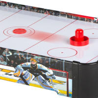 COLORBABY - Juego Air Hockey mesa, 69x36x10 cm, madera resistente, para niños a partir de 6 años, 2 discos y 2 marcadores, para 2 jugadores, juegos sobremesa, regalos y juguetes infantiles - details 5