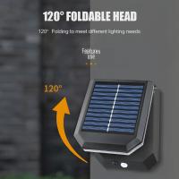 Lámpara De Pared Solar LED Plegable 120° Impermeable Con Sensor De Movimiento 3 Modos Luces De Calle Para Jardín Decoración - details 7