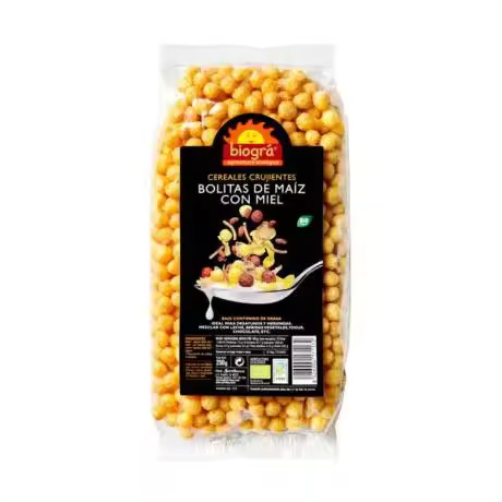 Bolitas de Maiz con Miel Bio 250g Biogra - 1