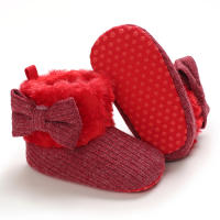 Nuevos Zapatos Para Bebé Recién Nacidos Antideslizantes Con Lazo Cómodo Y Atractivos De Corduroy Y Algodón Para Primavera Invierno Protección Del Piso Con Cierre De Cremallera - details 16