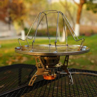 Rack De Tostador Portátil En Acero Inoxidable Para Camping Y Grill Multifuncional Soporte Para Pan Plegable Accesorio De Estufa Al Aire Libre - details 1