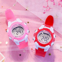 Reloj Digital Para Niños Resistente Al Agua Con Correa De Silicona Deportiva Pantalla LED De 7 Colores Regalo Para Estudiantes Para Niñas Y Niños Entre 3 Y 10 Años - details 1