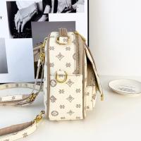 Mochila De Hombro Casual Para Mujer Con Estampado Vintage Y Correa Ajustable Bolso De Comercio Con Cierre De Cremallera - details 12