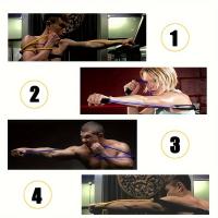 Cuerda De Entrenamiento De Boxeo 1 PC Cinta Elástica De Resistencia Para Golpes En Aire Sanda Thai Fitness Completo Unisex - details 7