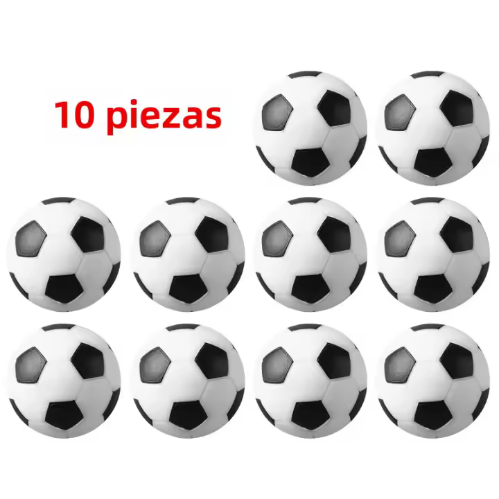 Bolas De Fútbol Para Mesa De Fútbol 32mm Accesorios De Juego Interactivo Para Padres E Hijos 6/8/10 Piezas Reemplazo Para Juegos De Mesa - 1