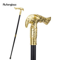 Bastón De Moda Elegante De 93cm Dorado Para Hombres Decorativo Y Práctico Con Punta De Goma Y Mango De Aleación De Aluminio - details 3