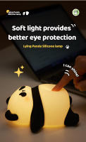 Lámpara De Noche LED Con Sensor De Toque Dibujos Animados Panda Silicona Regalo De Navidad Para Niños Decoración De Habitación Lámpara De Mesa Para La Cama - details 4