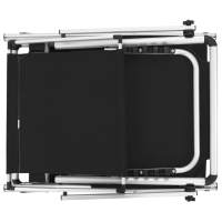 vidaXL Tumbonas plegables con toldo 2 uds aluminio y textilene Sillas de Exterior Ideal para jardín, playa, piscina, terraza Tumbona Piscina Tumbonas Playa Tumbonas Jardín Exterior - details 4