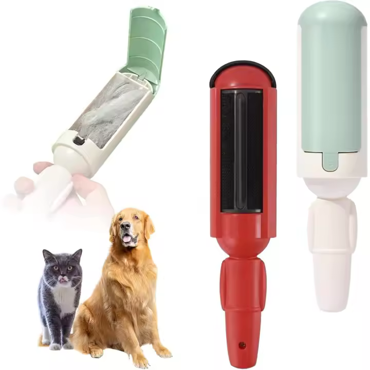rodillos quitapelos para mascotas, cepillo reutilizable para quitar pelos de animales, para perros y gatos, fácil de limpiar zonas fijas de pelo de mascotas para ropa de cama, sofás, alfombras, muebles, ropa, etc. - 1