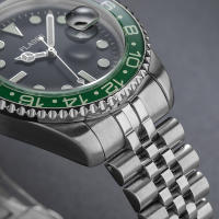 Reloj De Lujo Para Hombre Calidad Superior Reloj De Pulsera De Acero Inoxidable Para Negocios Con Fecha Automática Y Manecillas Luminosas Resistente Al Choque Y Agua Regalo Ideal - details 6